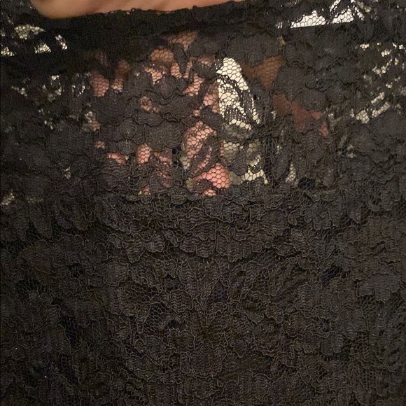 New York & Company Black Lace Romper - Picture 4 of 8